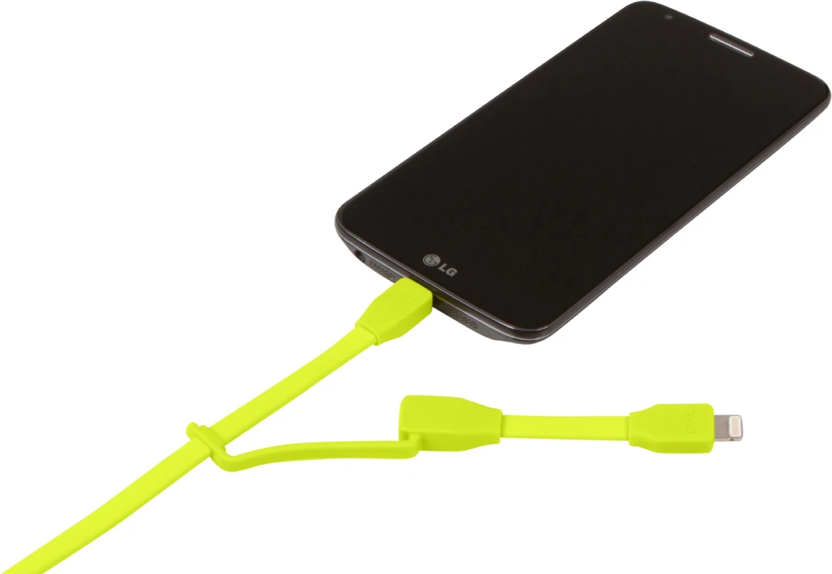 TYLT SYNCABLE DUO USB zu Lightning- und Micro-USB 1 m