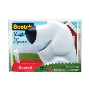 SCOTCH Dispenser Chien blanc