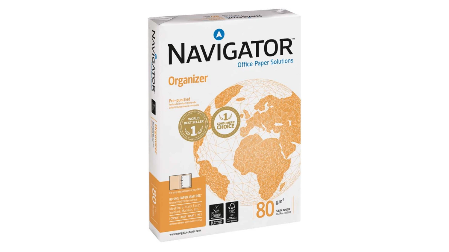 NAVIGATOR Kopierpapier Organizer A4, 80 g/m², 500 Blatt
