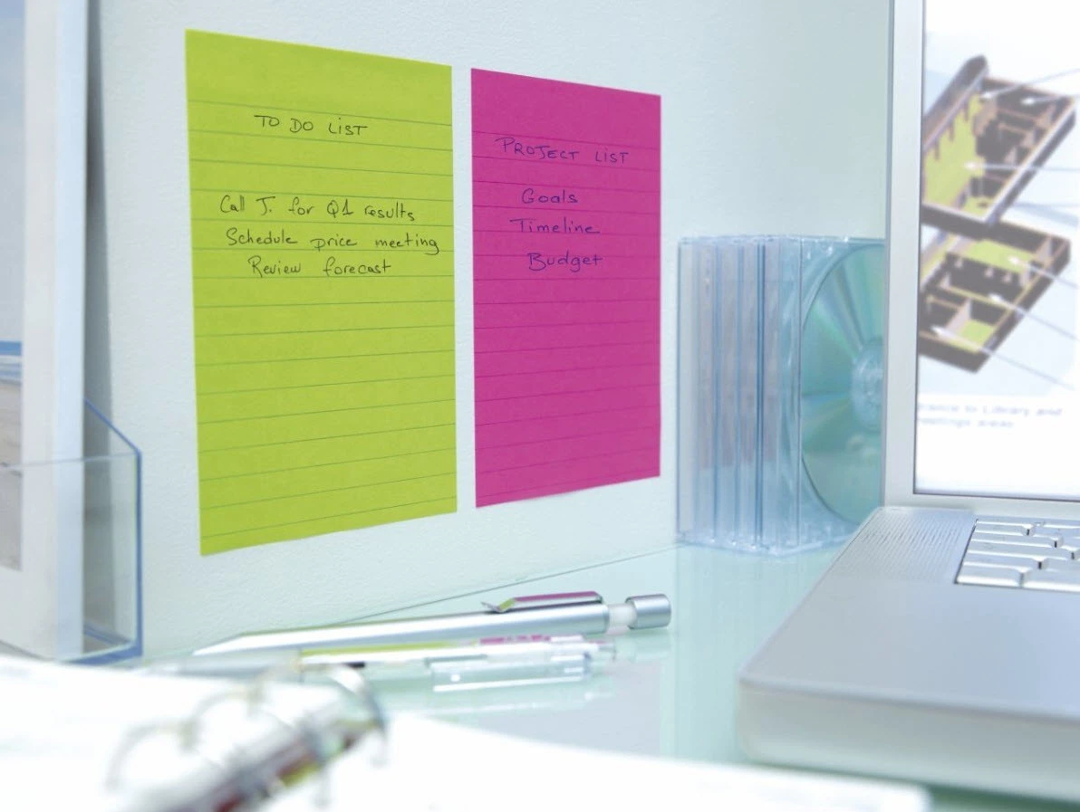 POST-IT Notes adhésives Super Sticky 2 x 45 feuilles