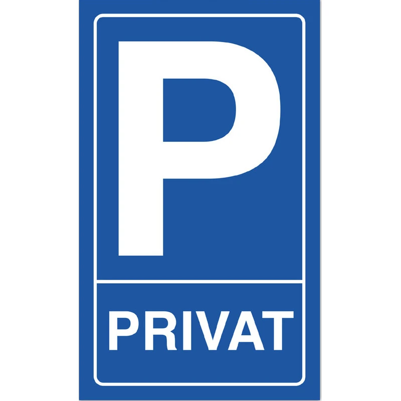 BIELLA Panneau Parking privé
