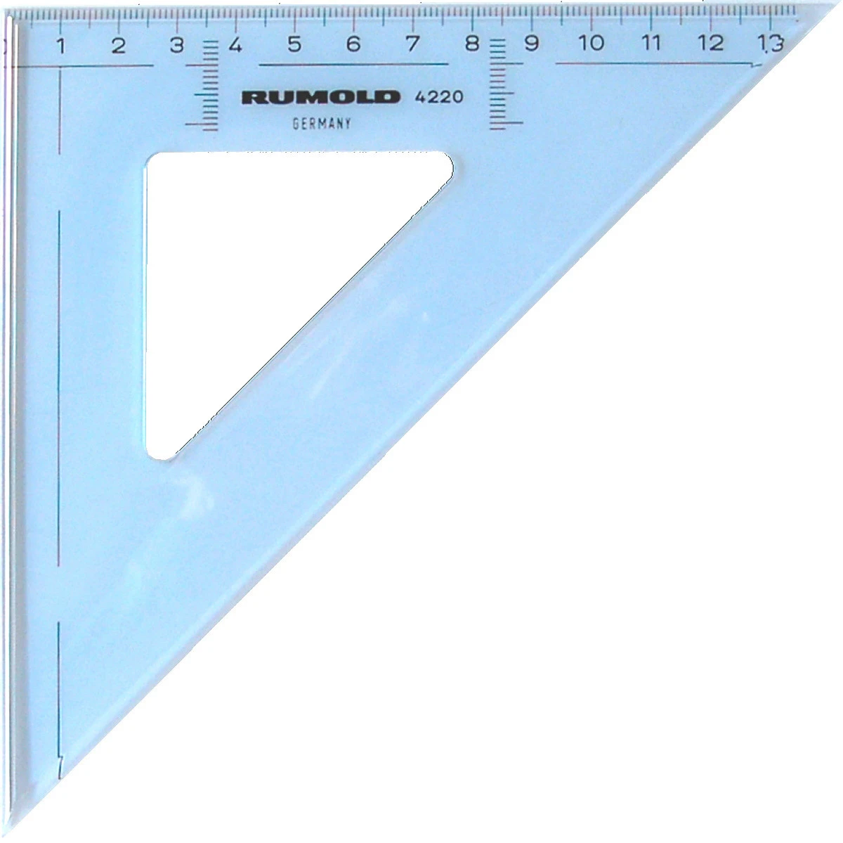RUMOLD Zeichendreieck 13cm
