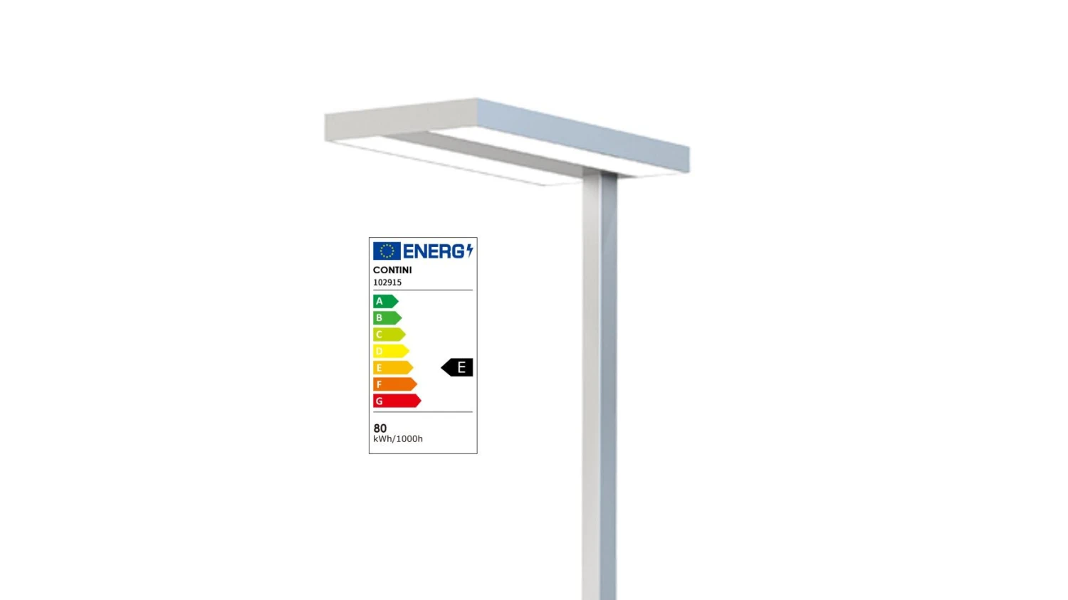 Contini LED Lampadaire de bureau à intensité variable