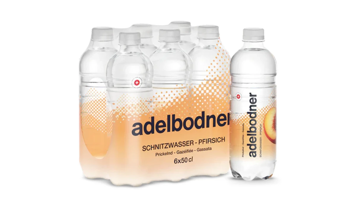 ADELBODNER Schnitzwasser Pfirsich 6 x 5 dl