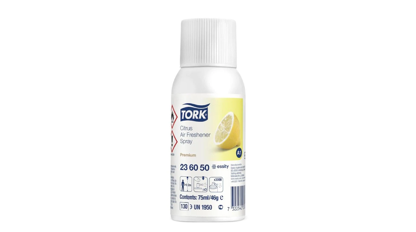 TORK Cartouche Citrus Air Freshener Spray 12 x 75 ml
