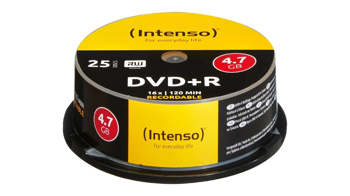 INTENSO DVD+R Cake Box 4.7GB - 25 pcs.