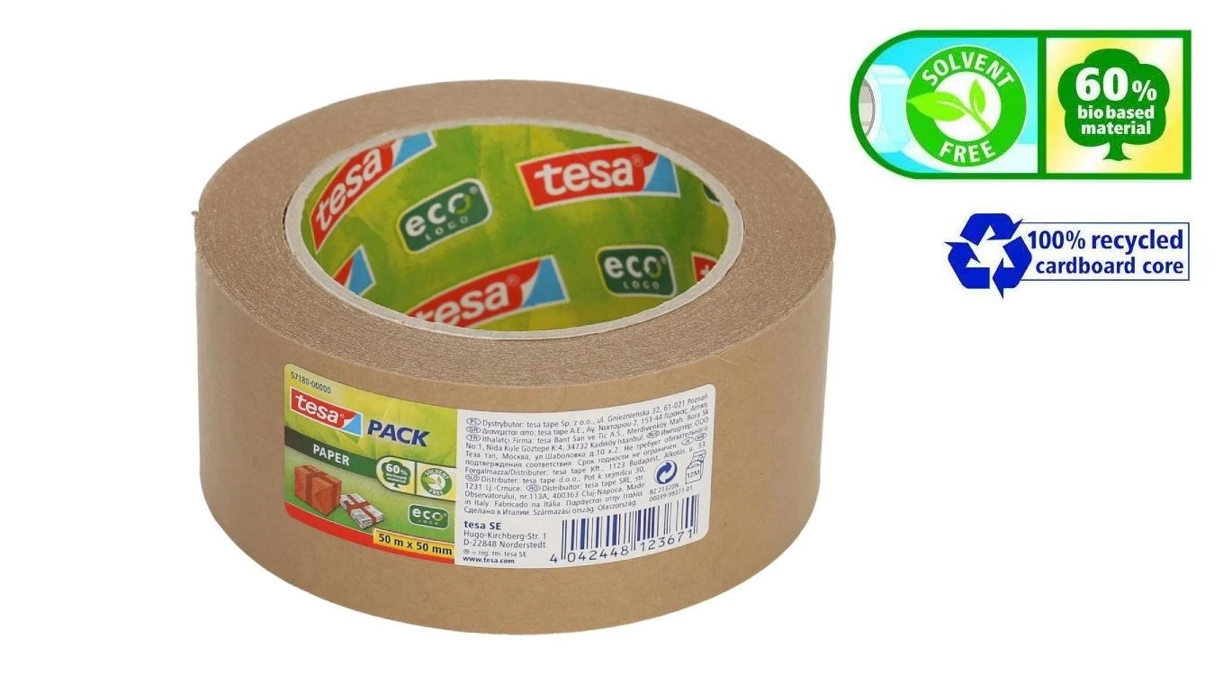 TESA Verpackungsband EcoLogo braun 50 mm x 50 m