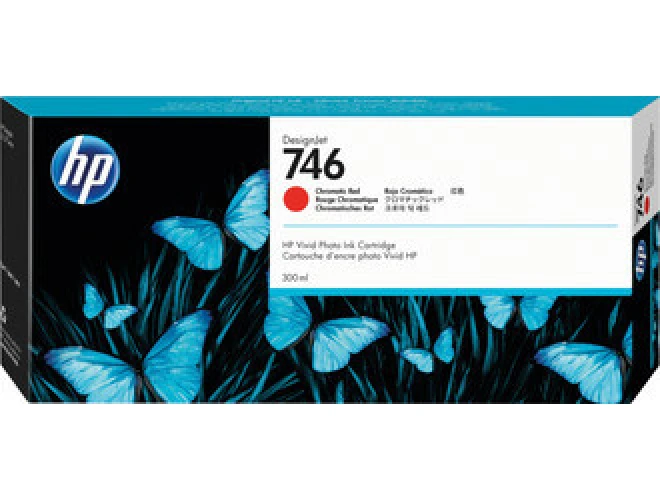 HP Tintenpatrone 746 chrom. red