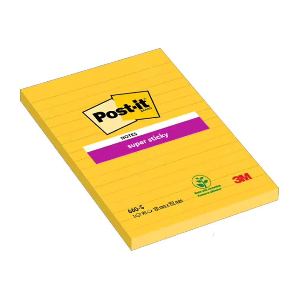 POST-IT Haftnotizen Super Sticky gross 90 Blatt