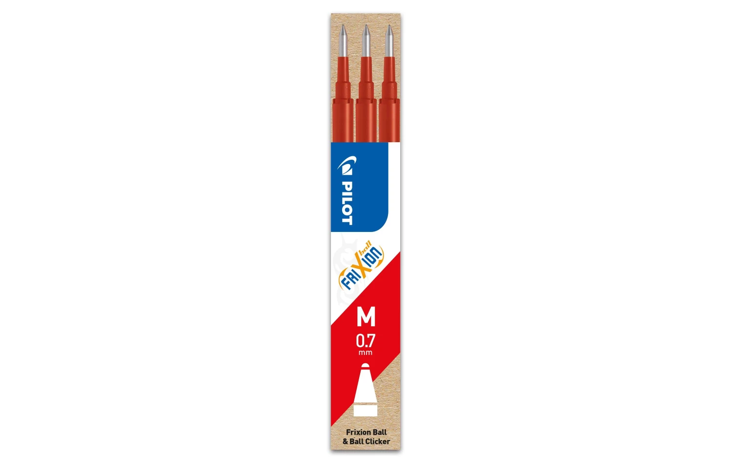 Pilot Patrone Frixion Refill 3 Stück, Blau