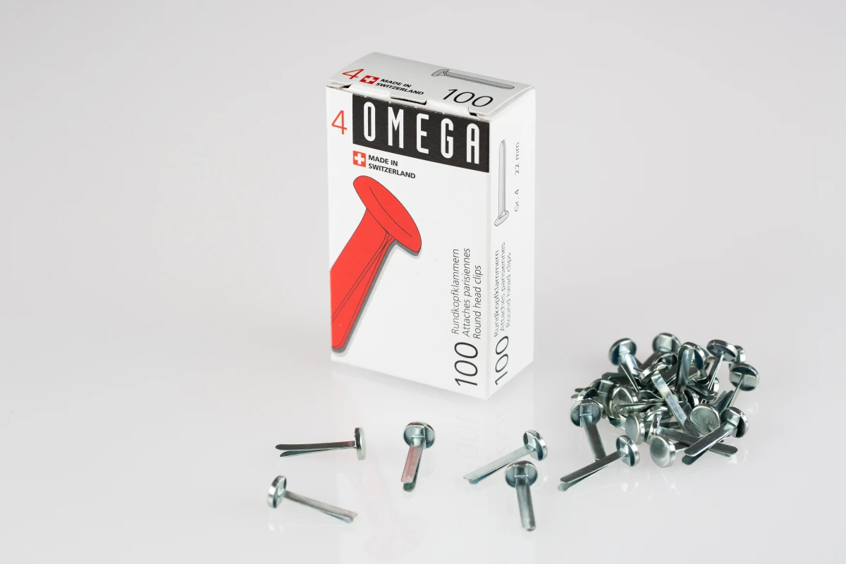 OMEGA Attaches-parisiennes 4, 22mm, Alu, 100 pcs.