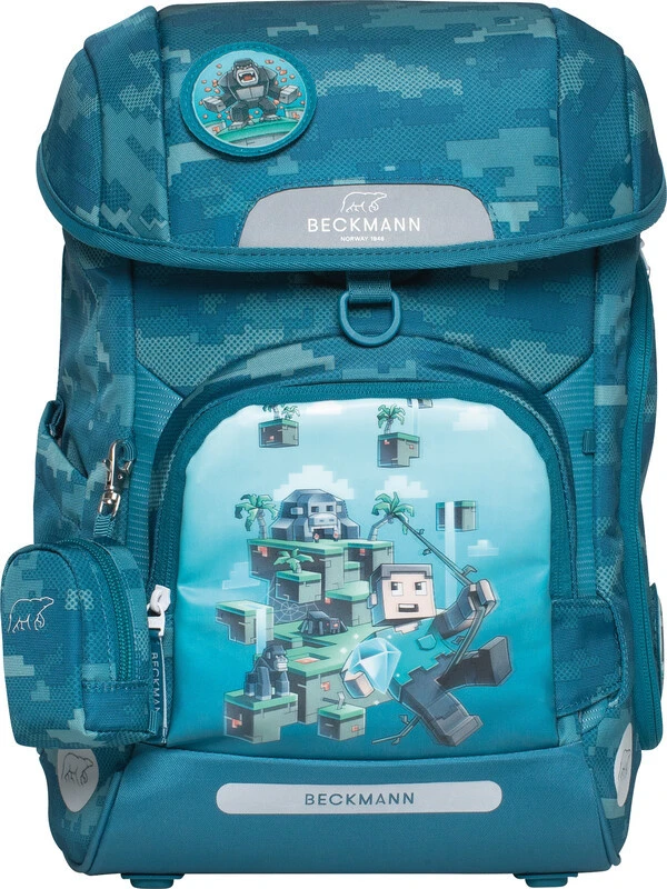 BECKMANN Schulrucksack-Set Plus Air mit Wendetasche