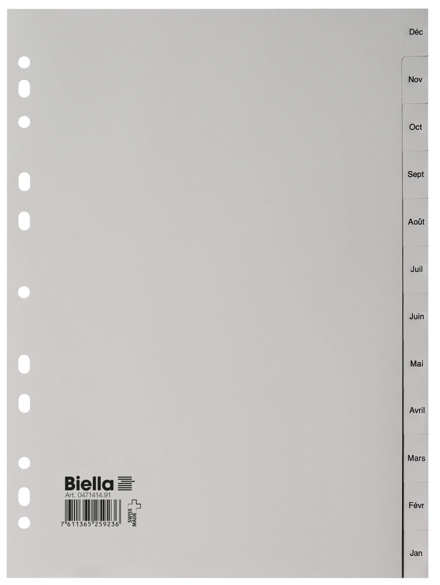 BIELLA Monatsregister Déc - Jan