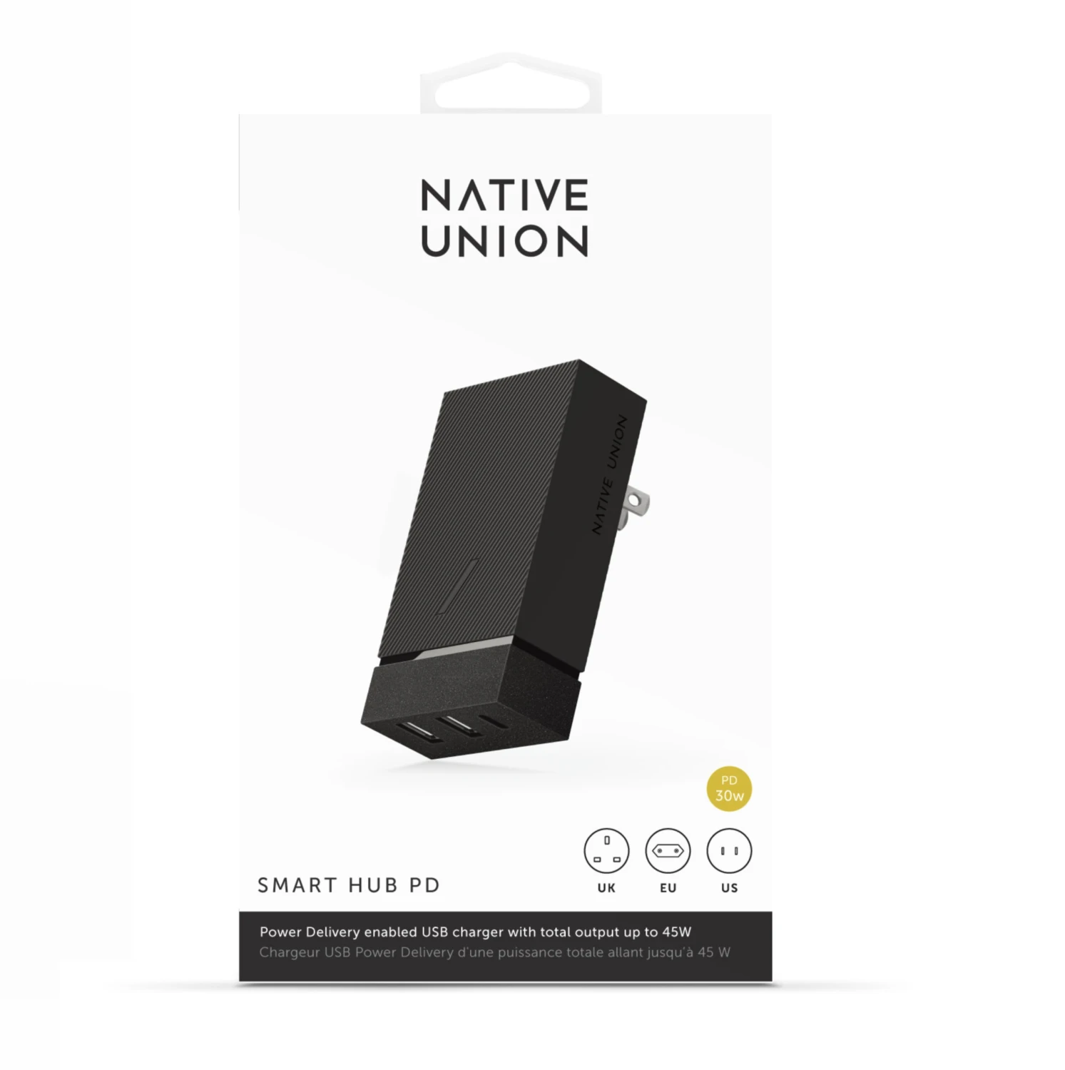 Native Union Smart Charger Bloc d'alimentation PD 45W