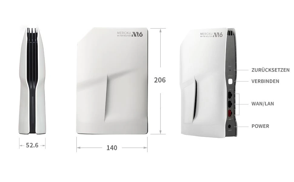 Mercku M6 Wireless Dual-Band Mesh Router