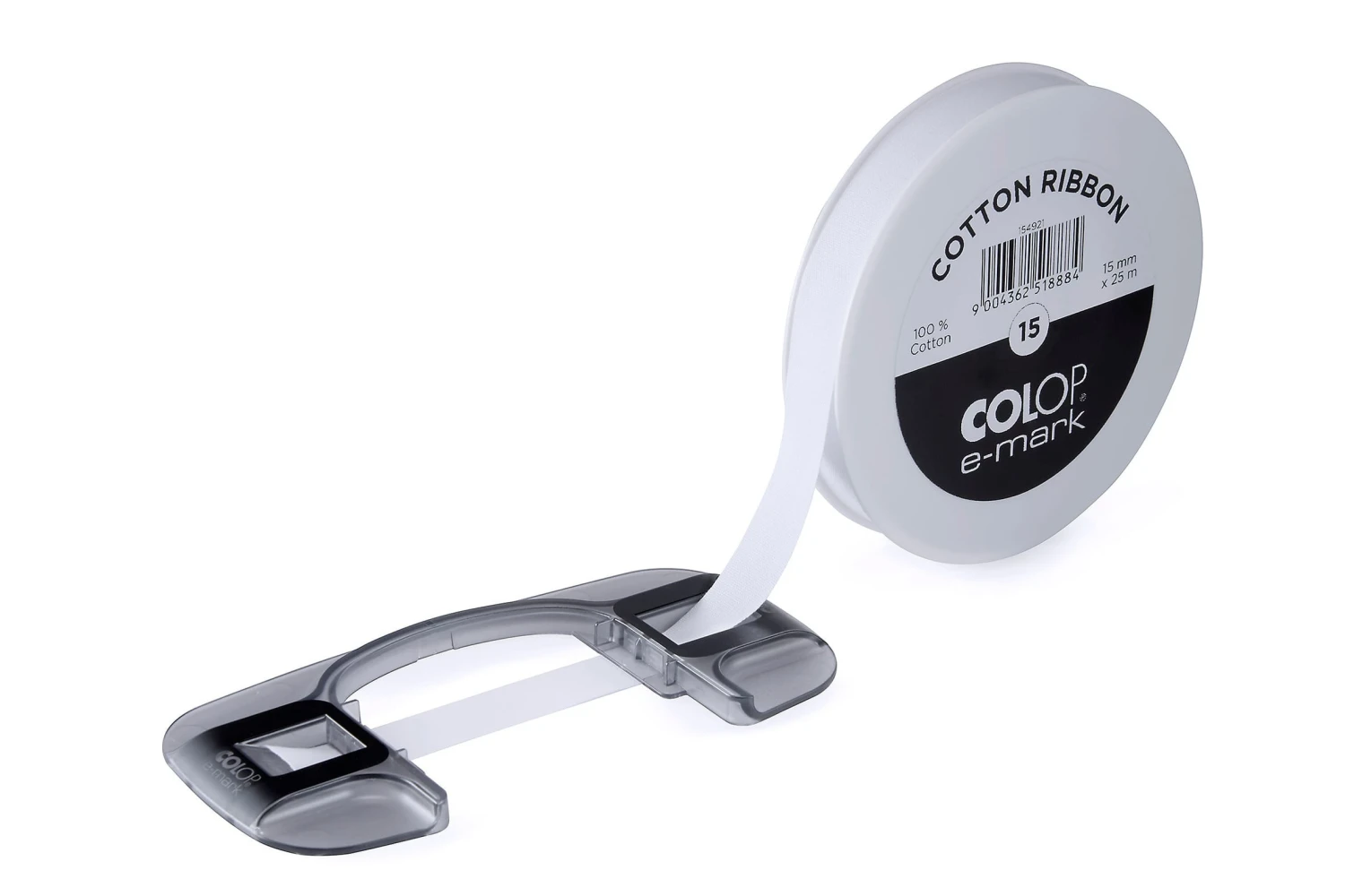 COLOP 154921 Ruban de coton 15 mm x 25 m