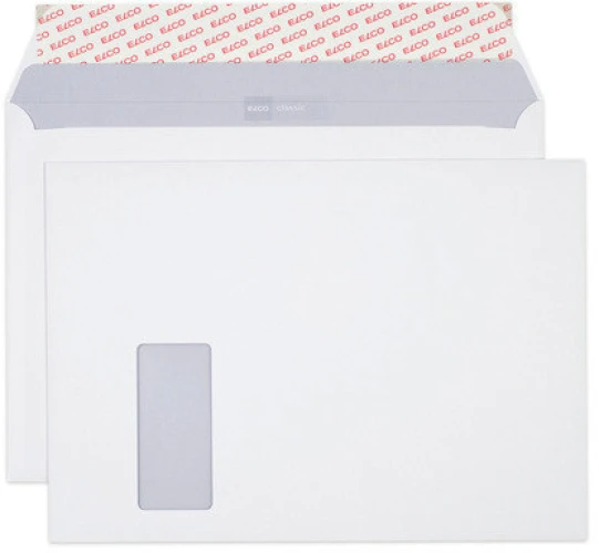 ELCO enveloppes Classic C4, fenêtre à gauche