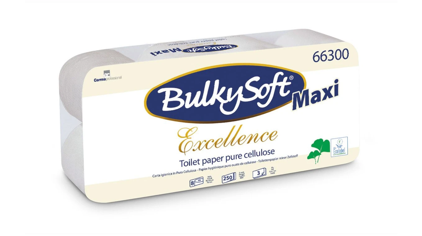 BULKYSOFT Papier toilette Excellence Maxi 3 couches, 72 rouleaux