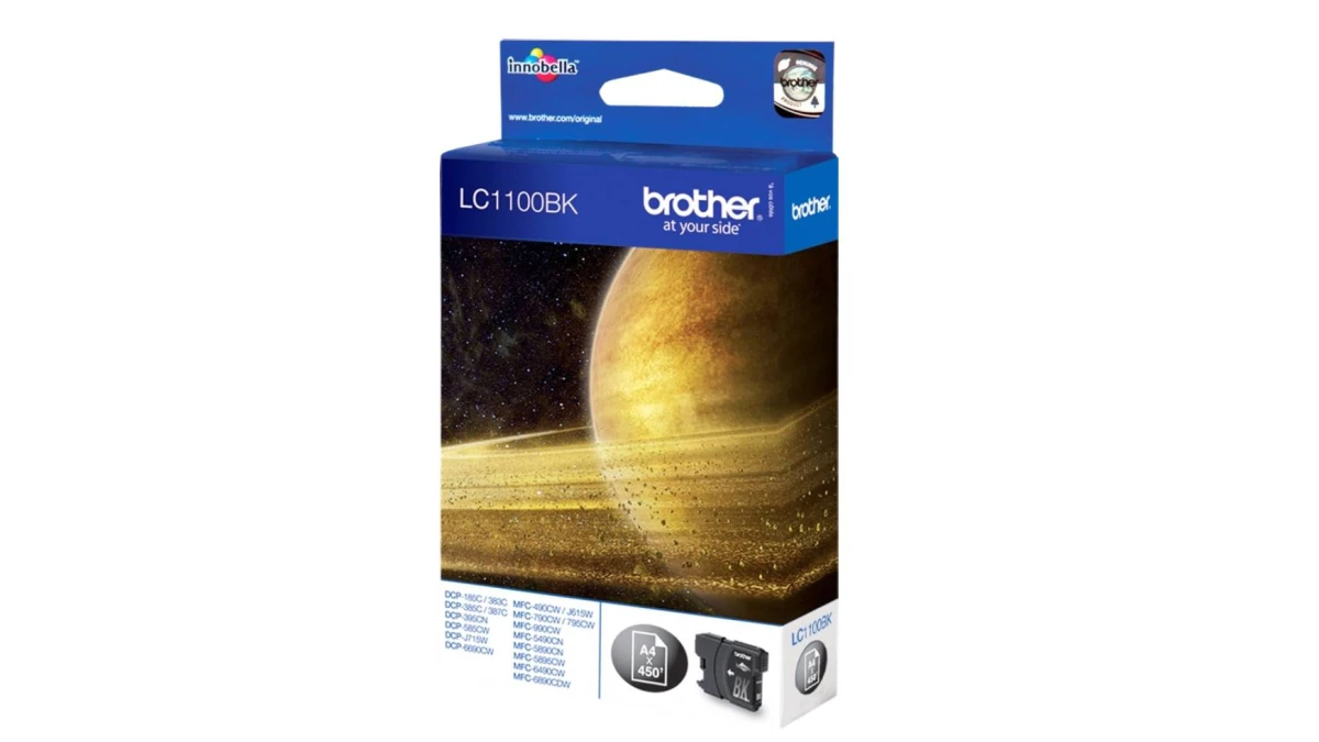 BROTHER Tintenpatrone LC-1100BK  schwarz