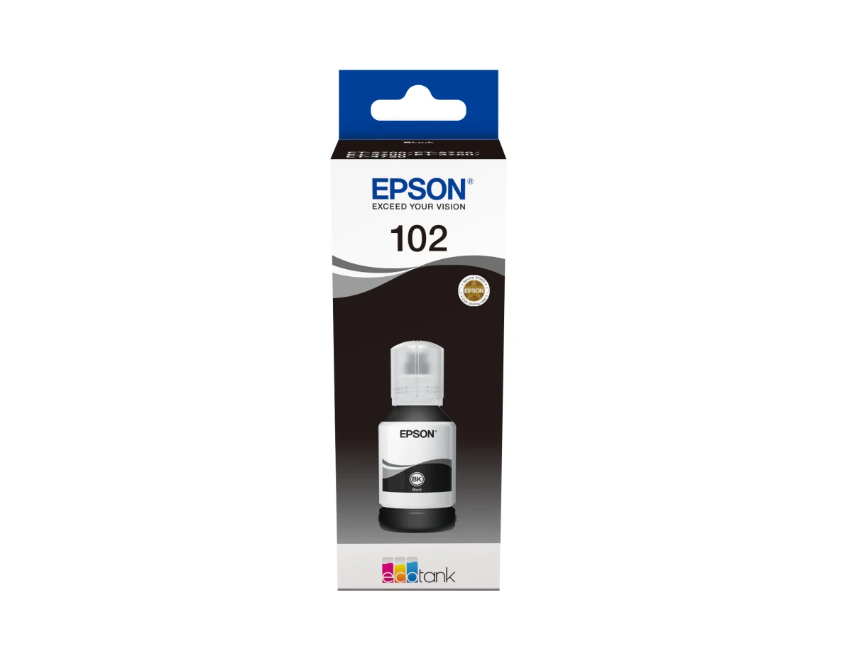 EPSON 102 Bouteille d'encre noir (C13T03R140)