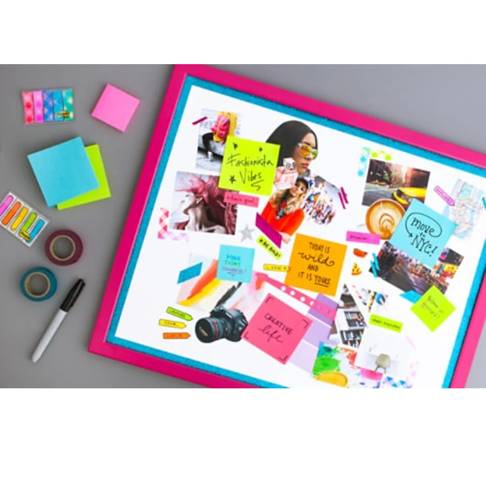 POST-IT Cube de notes adhésives Mini Ultra-Couleurs 400 feuilles