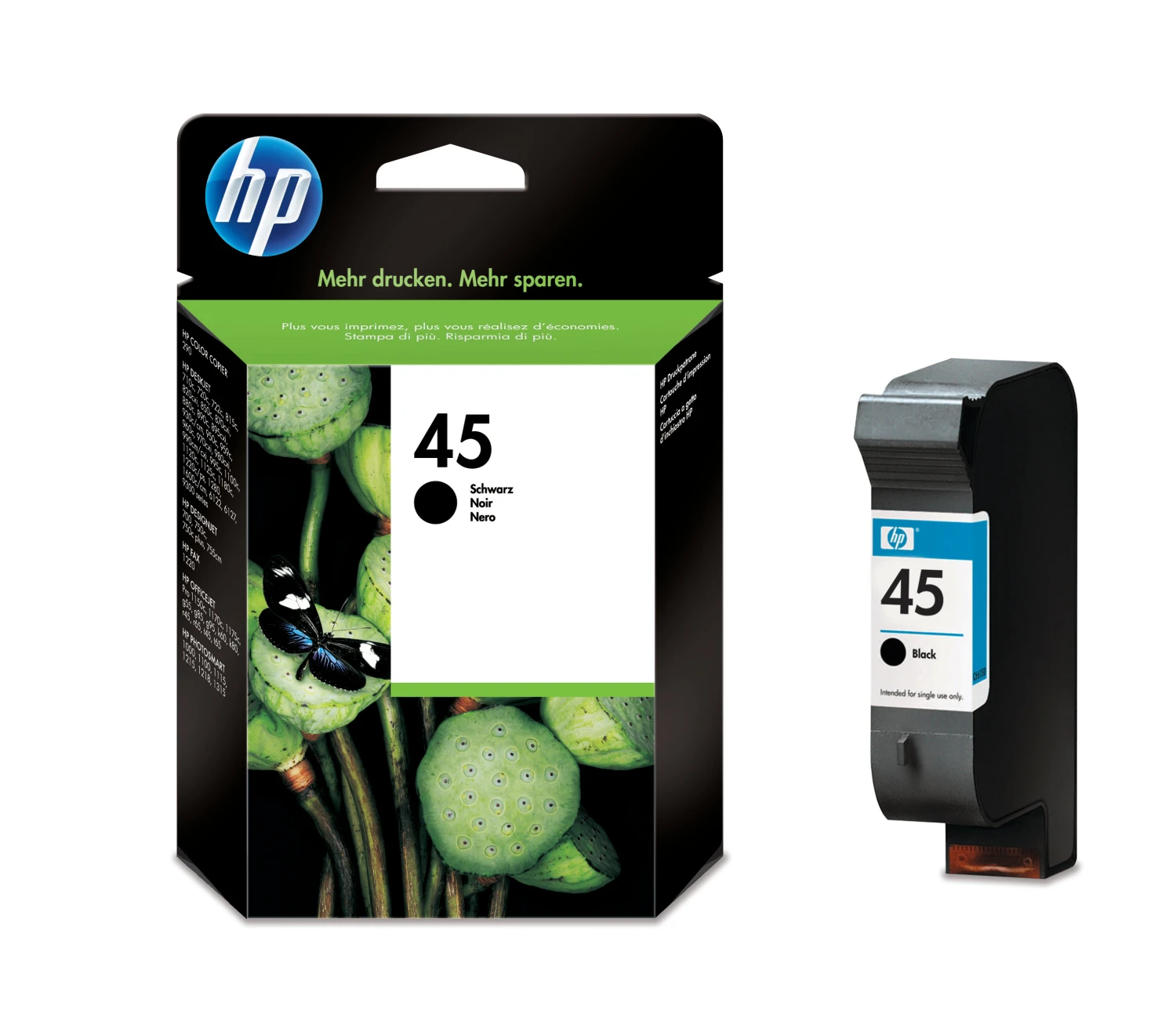 HP 45 Tintenpatrone schwarz
