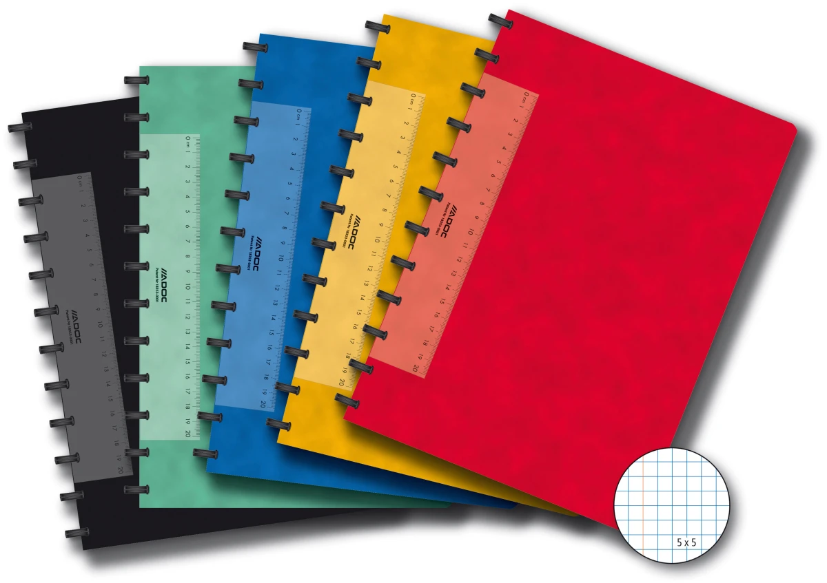 ADOC Pap-Ex Classic Cahier de notes A4 quadrillé