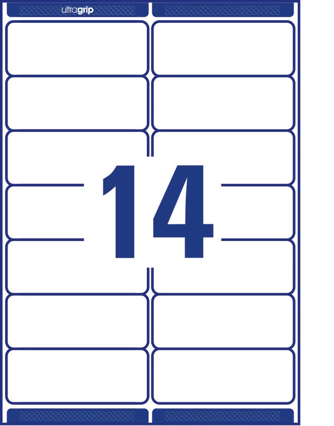 AVERY ZWECKFORM L7163-40 Adressetiketten, 99.1 x 38.1 mm, 40 Blatt