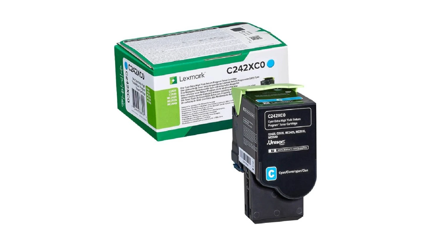 LEXMARK Toner-Modul return EHY cyan