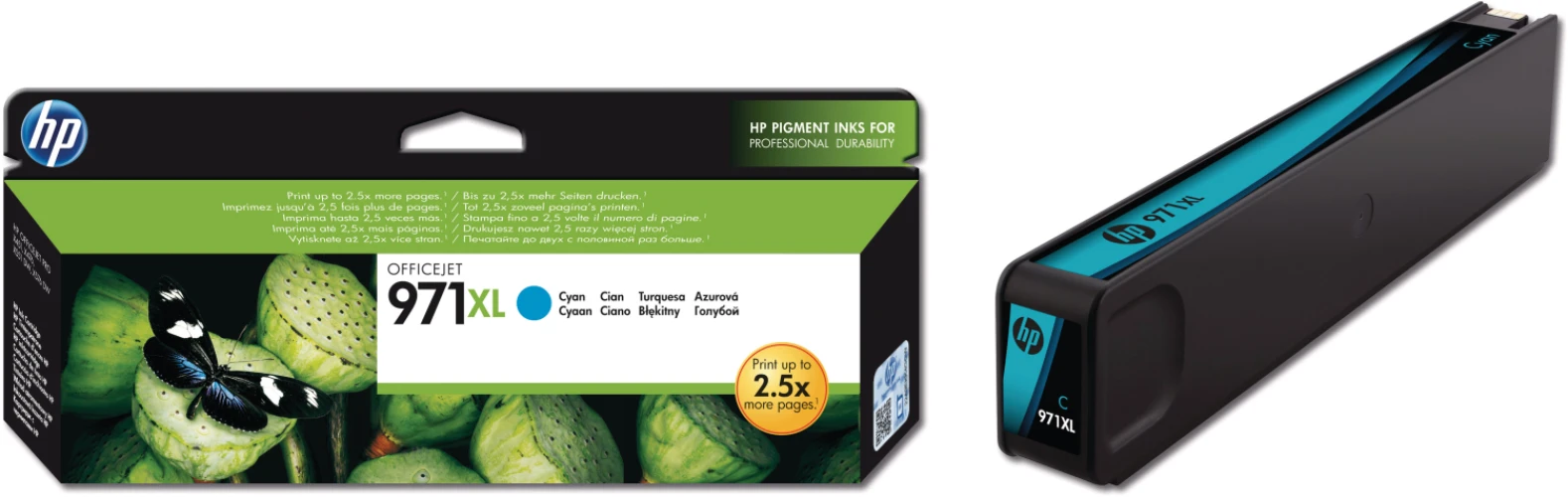 HP 971XL Cartouche d'encre cyan