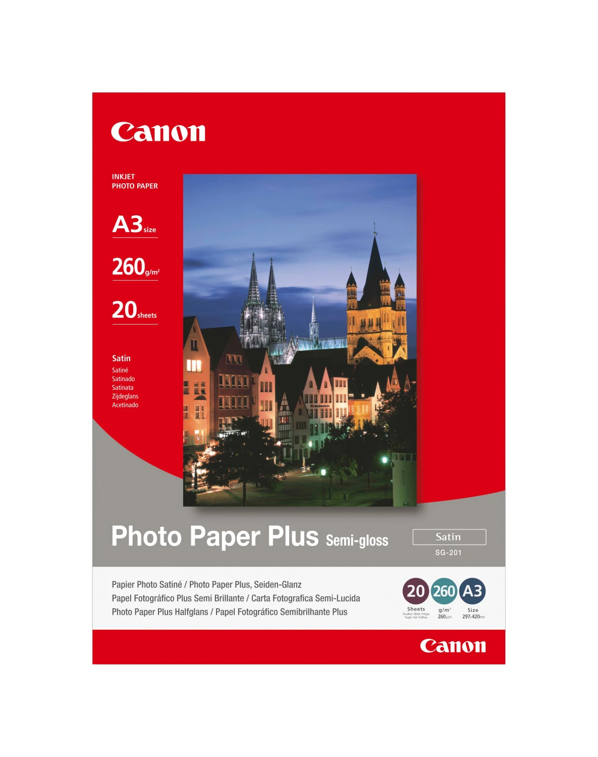 CANON Photo Paper Plus Semi-gloss A3