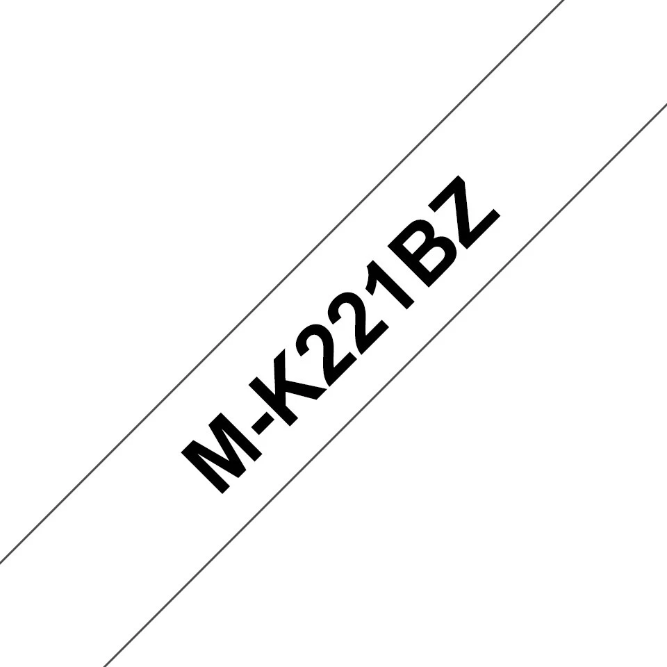 BROTHER P-TOUCH M-K221BZ Cartouche de bande d'écriture