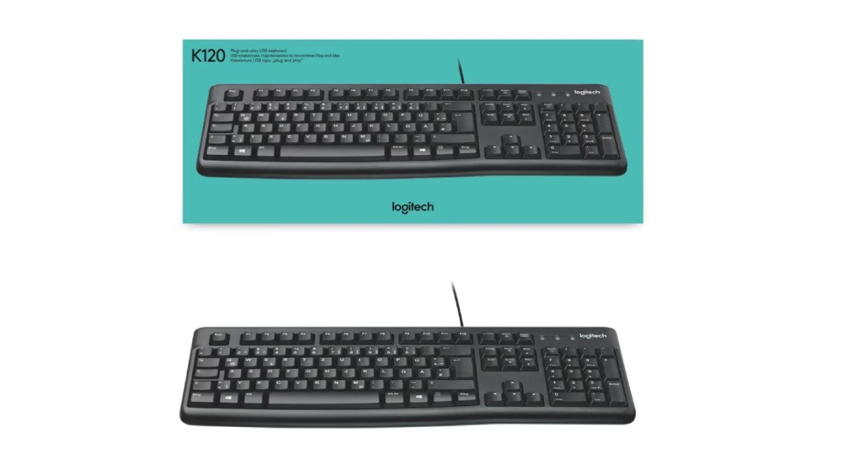 LOGITECH K120 Clavier d'ordinateur standard USB