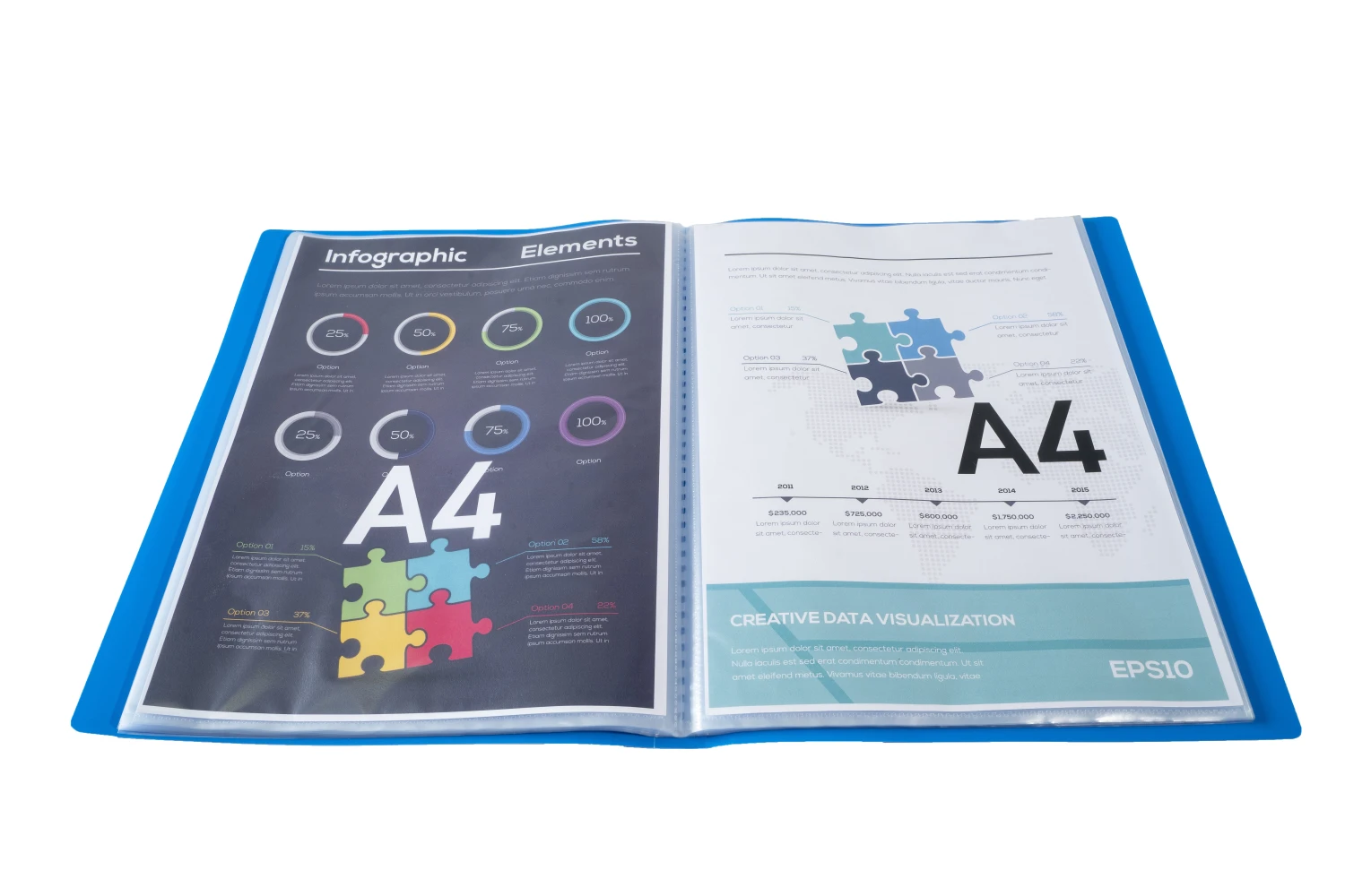 EXACOMPTA Sichtmappe A4, PP, 40 Hüllen