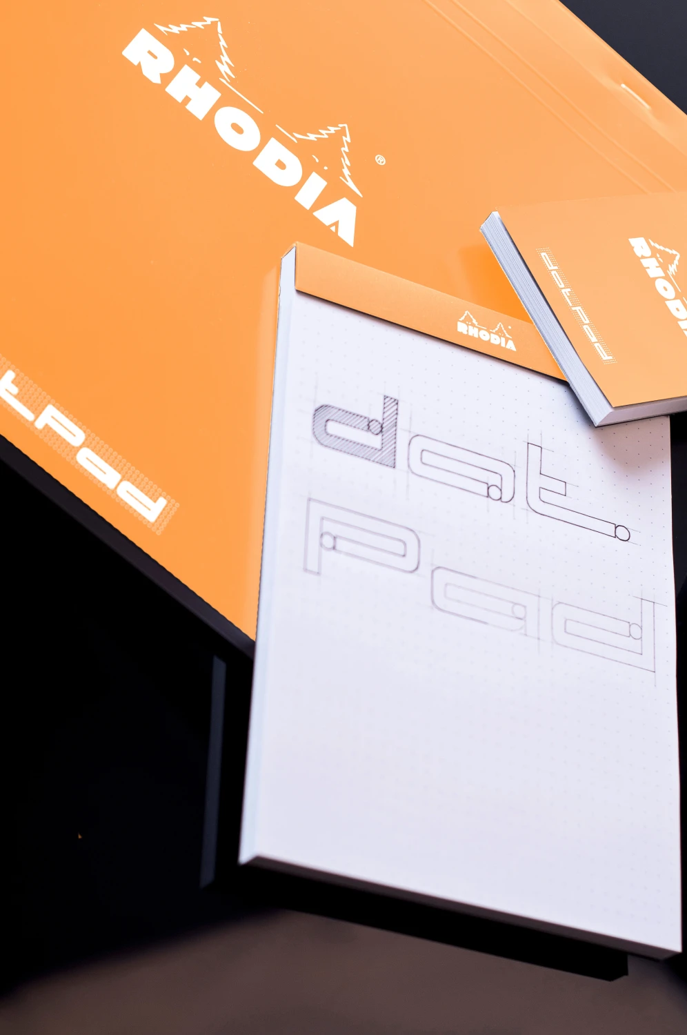 RHODIA Dot Pad orange 85x120mm