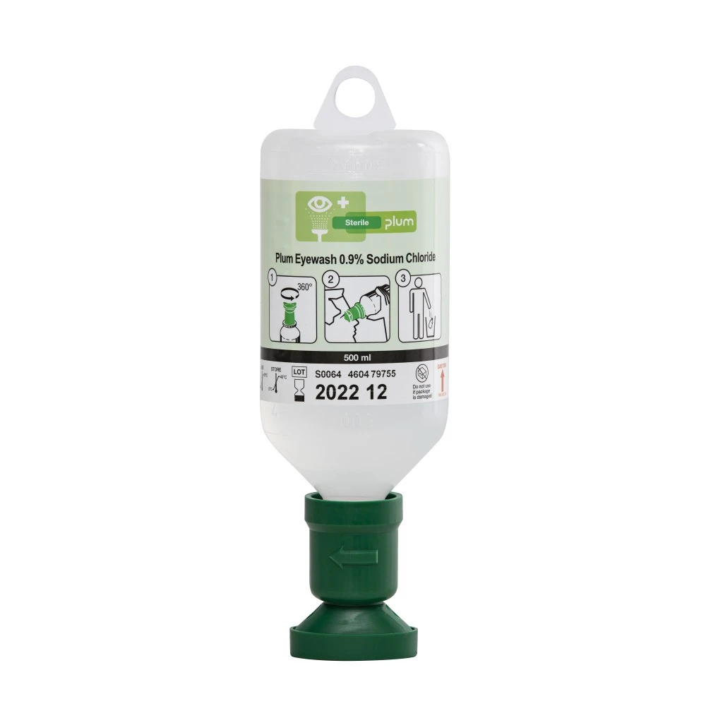PLUM Bouteille de lavage oculaire 500 ml