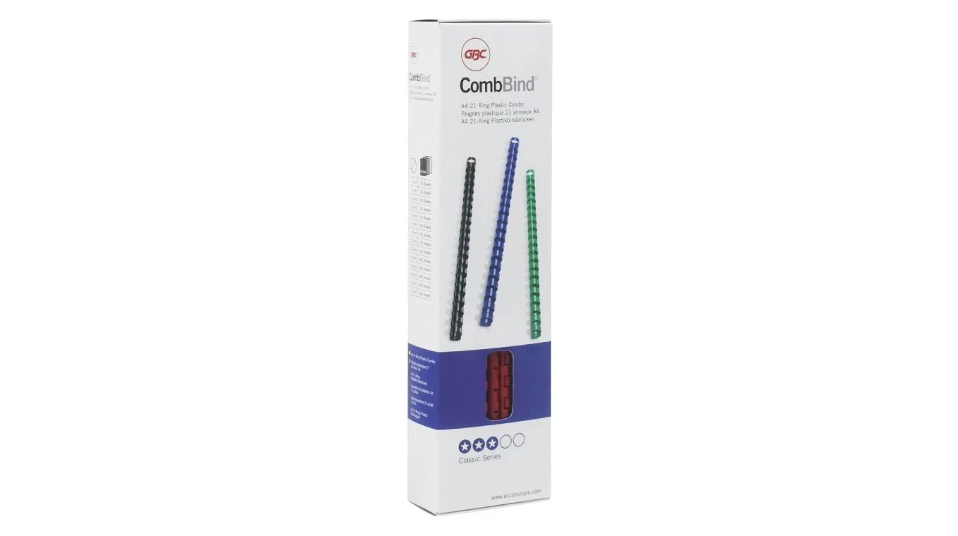 GBC Plastikbindrücken rund A4, Ø 14 mm, 100 Stück
