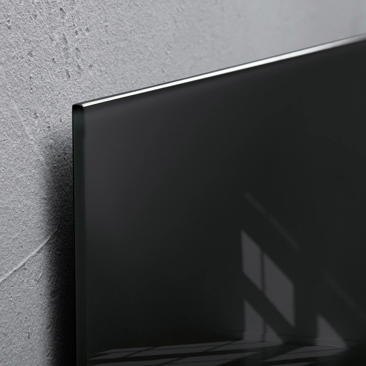 Glas Magnetboard Artverum, schwarz,  600 x 400 x 15 mm