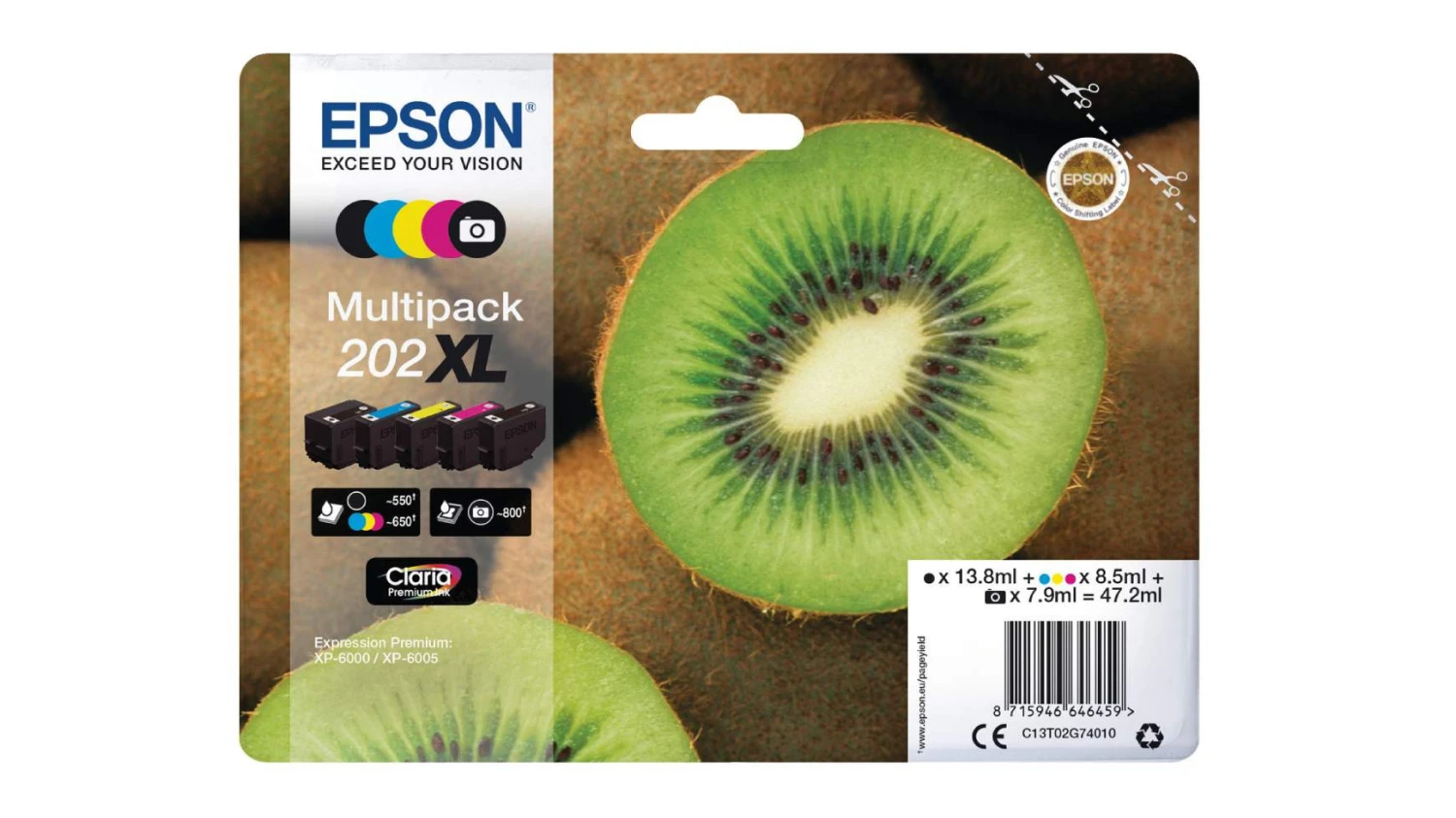 EPSON Multipack Tinte 202XL 5-color