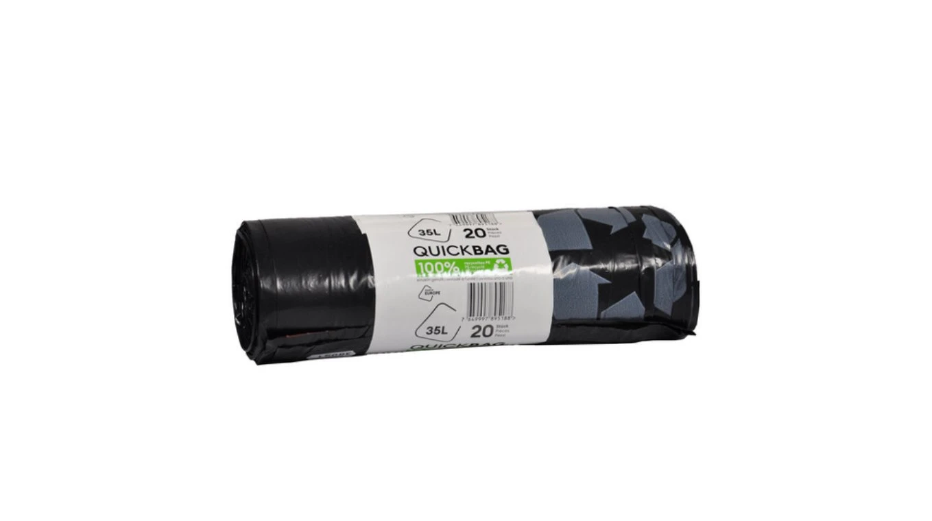 Kehrichtsäcke QuickBag Eco 35 L, 20 Rollen