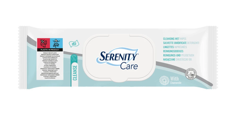 SERENITY CARE Lingettes humides Wet Wipes