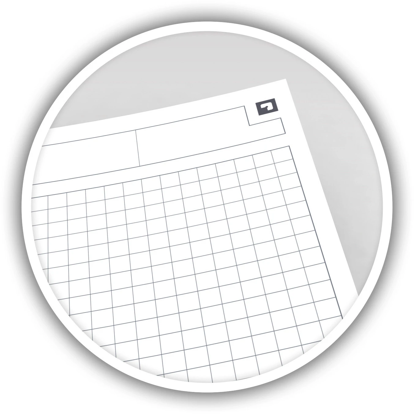 Meetingbook A4+ 5mm quadr.gris