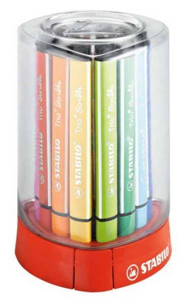 STABILO Trio Scribbi 12 couleurs, set