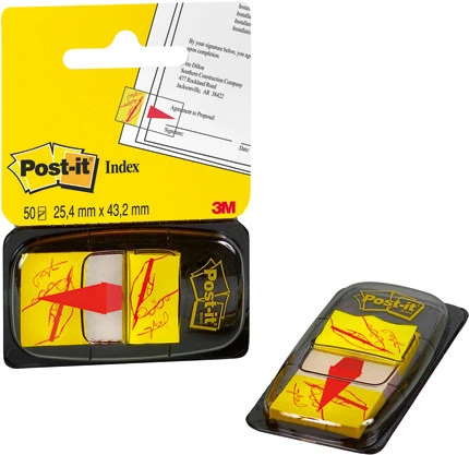 POST-IT Marque-pages Index Signature 50 feuilles