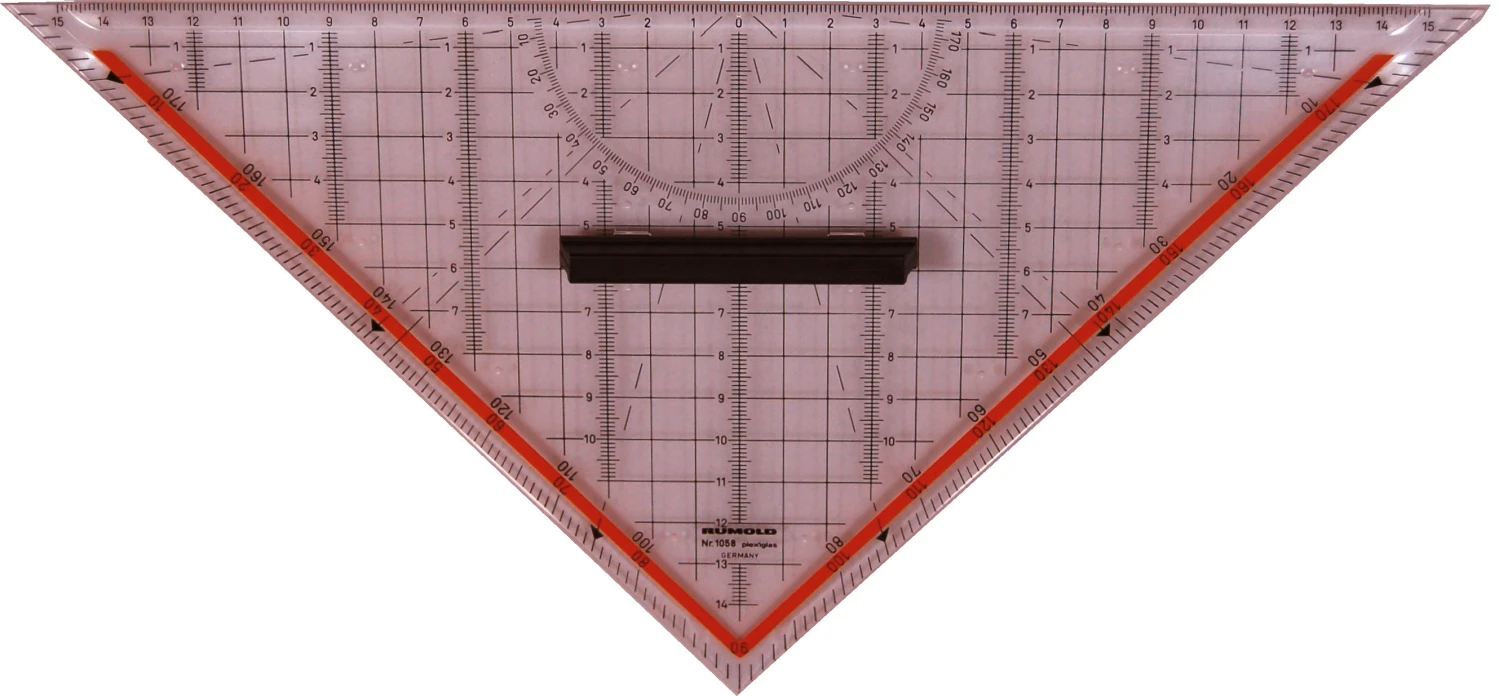 RUMOLD Zeichendreieck 30cm