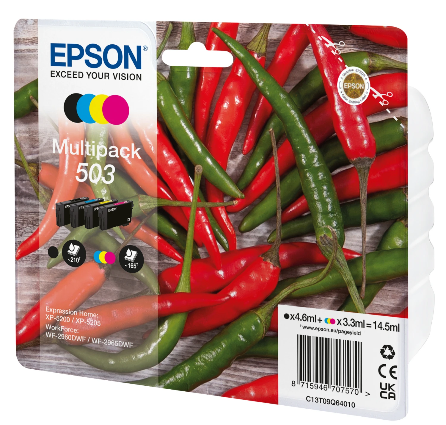 EPSON Multipack Tinte 503 CMYBK