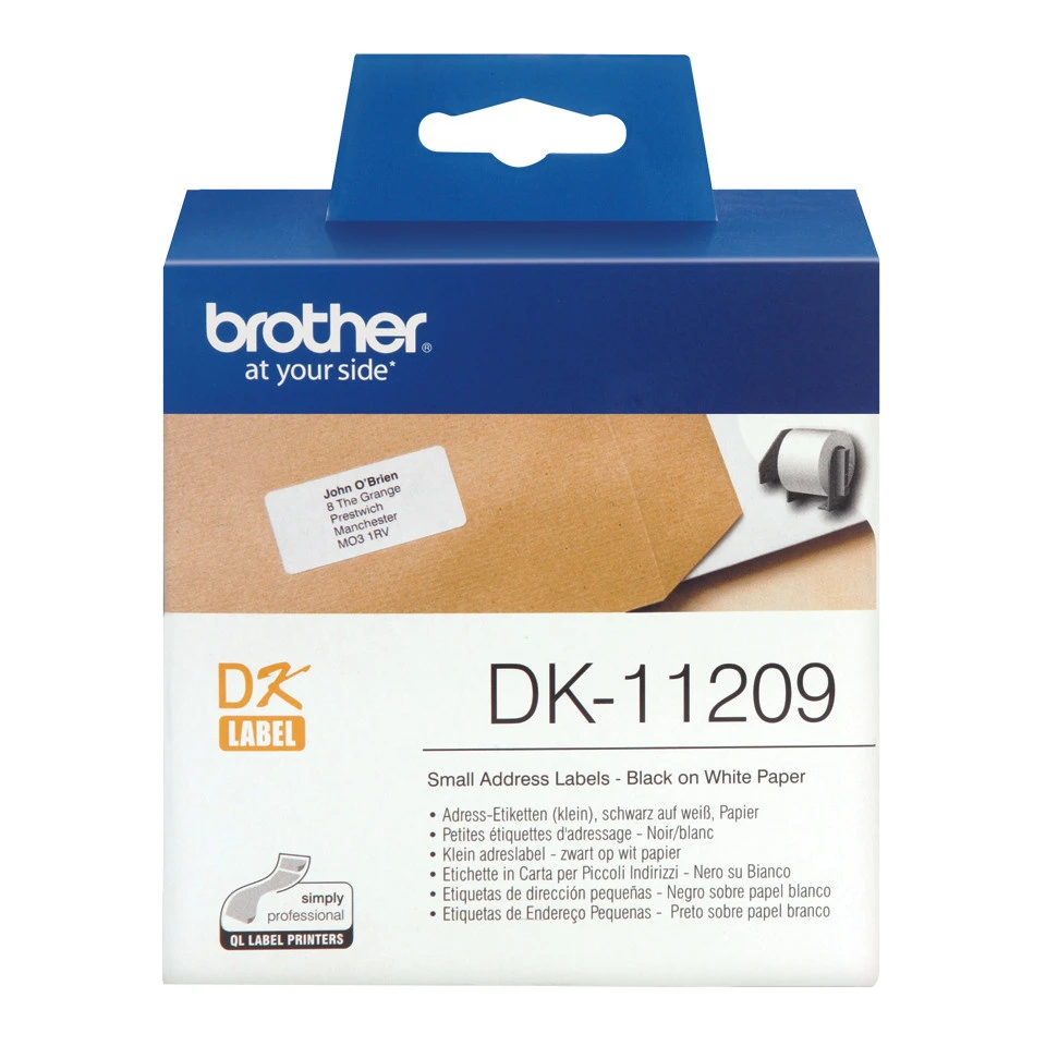 BROTHER P-TOUCH DK-11209 Étiquettes, 29 x 62 mm