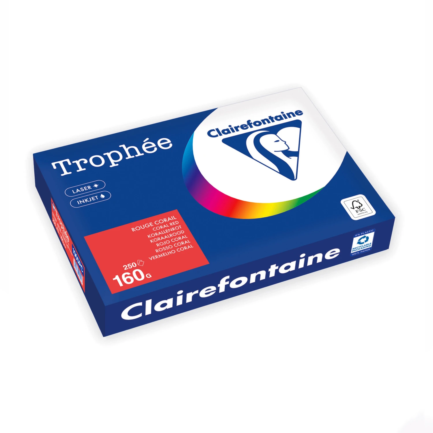 CLAIREFONTAINE Kopierpapier Trophée Intensiv A3, 160 g/m², 250 Blatt