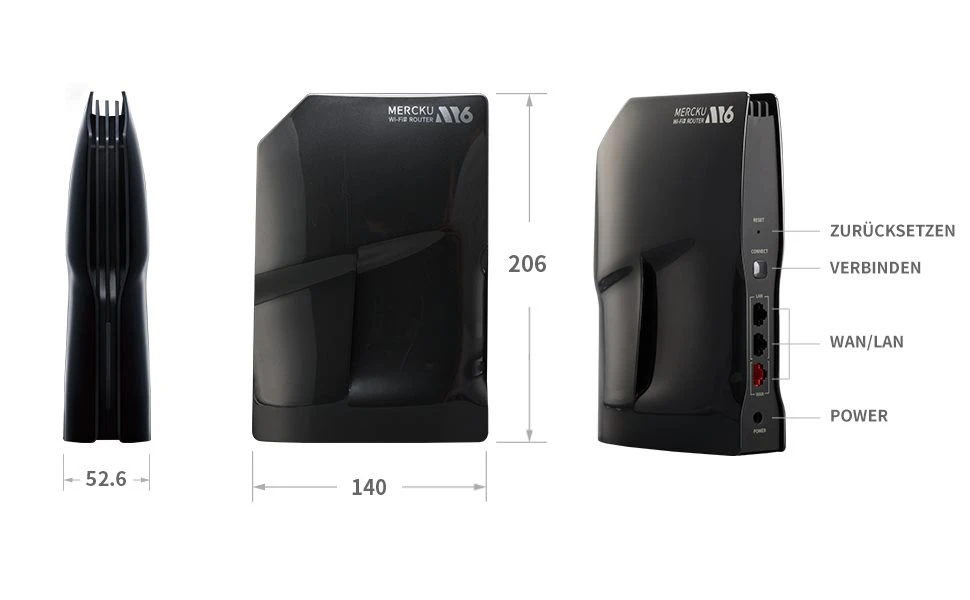 Mercku M6 Wireless Dual-Band Mesh Router