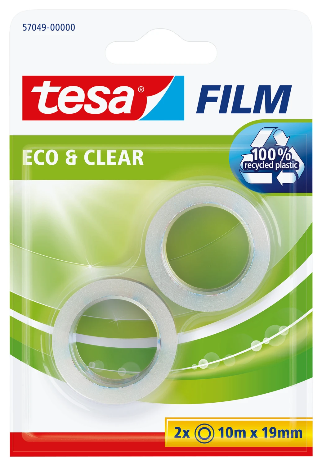 TESA Klebeband eco & clear 19mmx10m